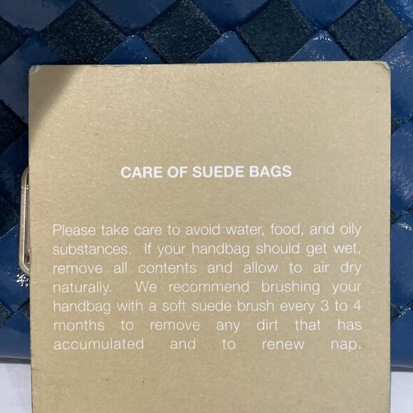 VTG Michael Kors Woven Clutch Shoulder Crossbody Bag Convertible Suede Leather - Picture 8 of 12